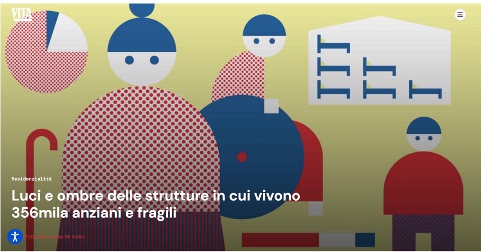 Luci ed ombre delle strutture in cui vivono 356mila anziani e fragili
